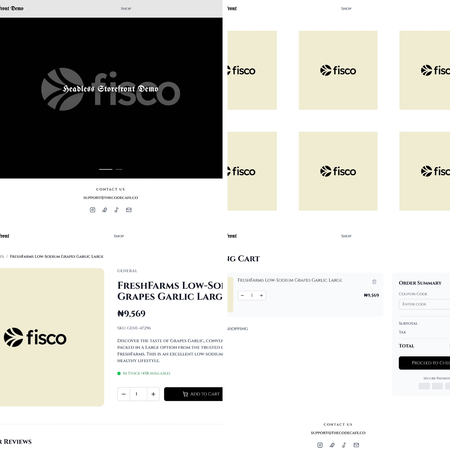 Gothic theme for Fisco storefronts