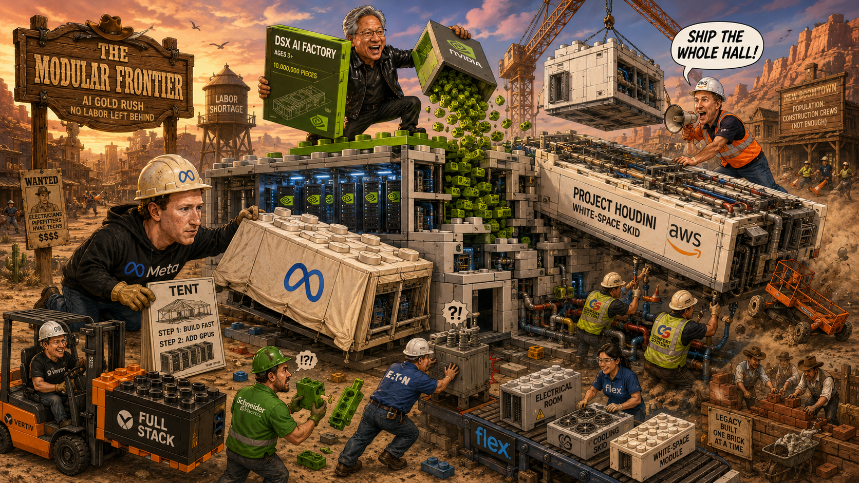 The Wild Wild West Of LEGO Datacenters