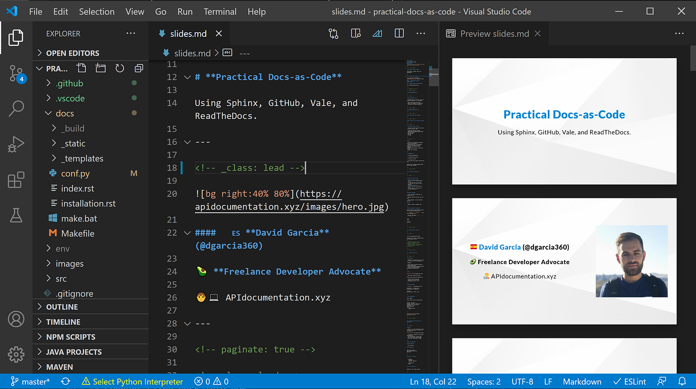 How to create slides from Markdown with Marp