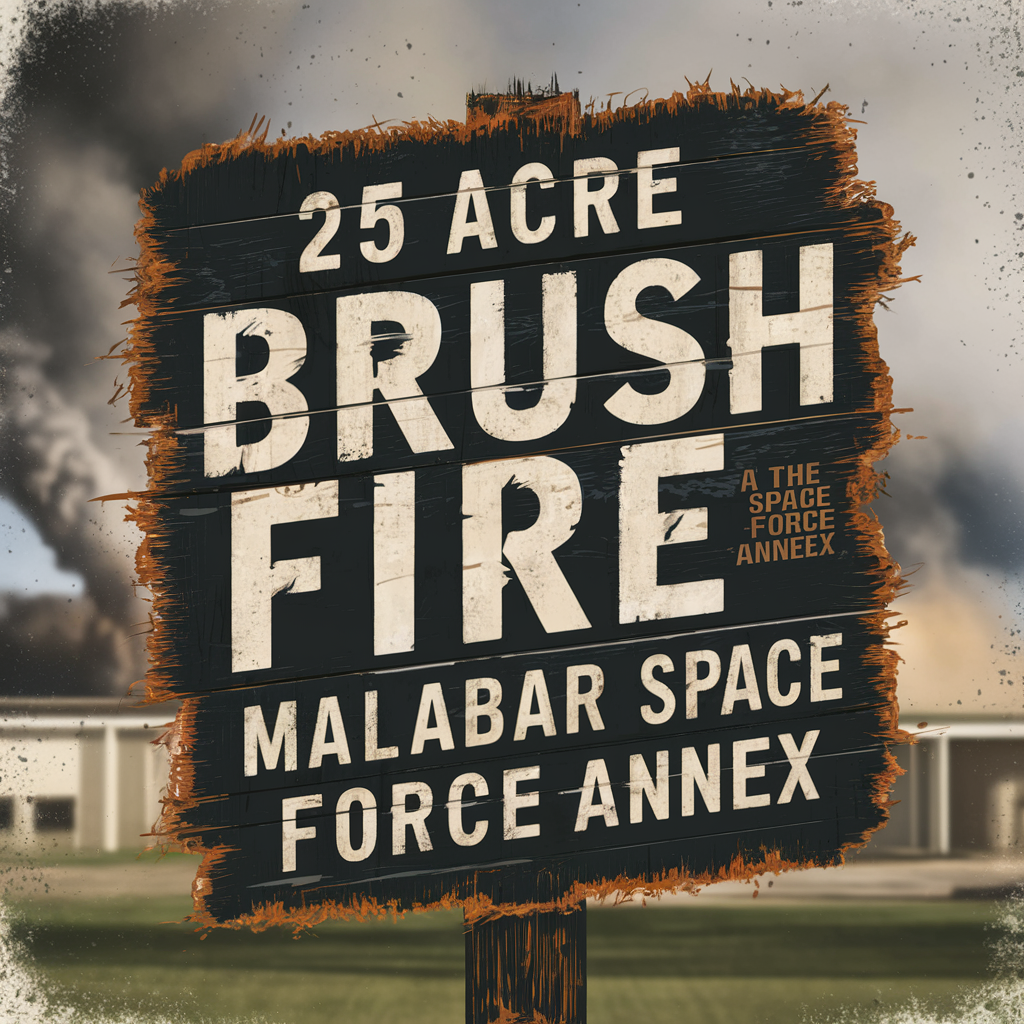 Image for article: Palm Bay Brush Fire Triggers Evacuations and Property Damage