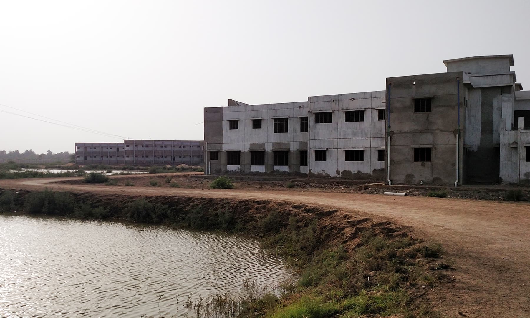 Path leading to the academic blocks. — Bilal Karim Mughal