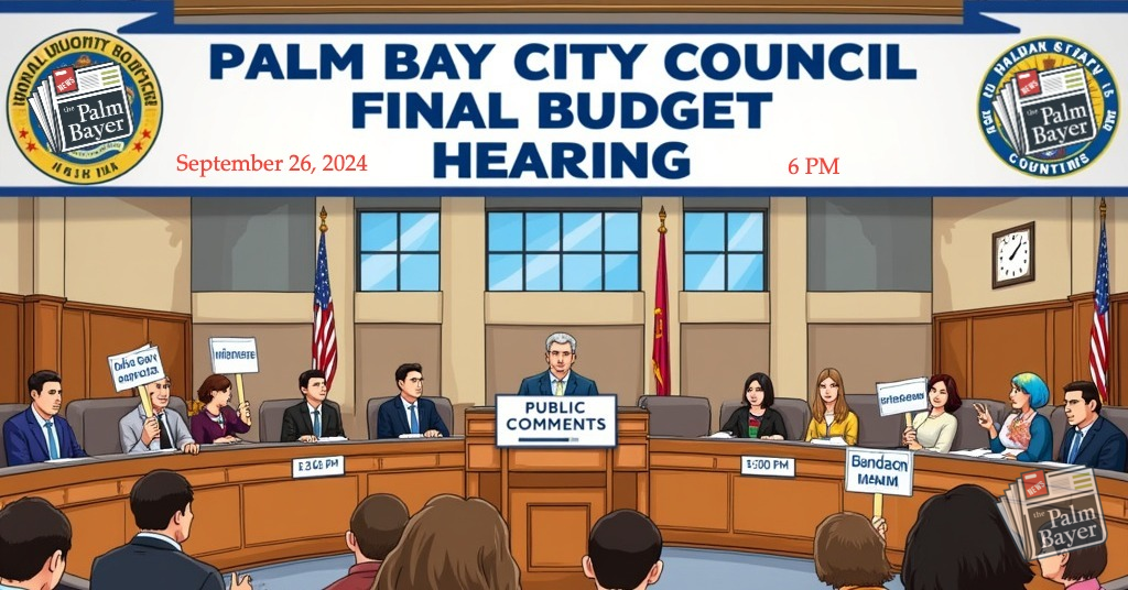 Image for article: Palm Bay's Final Budget Hearing: Last Chance for Public Input 🗣️