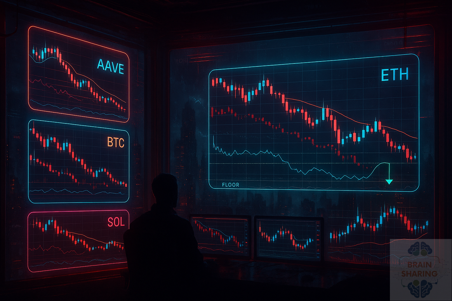 AAVE, BTC, ETH, and SOL .Still Breathing, Still Loading
