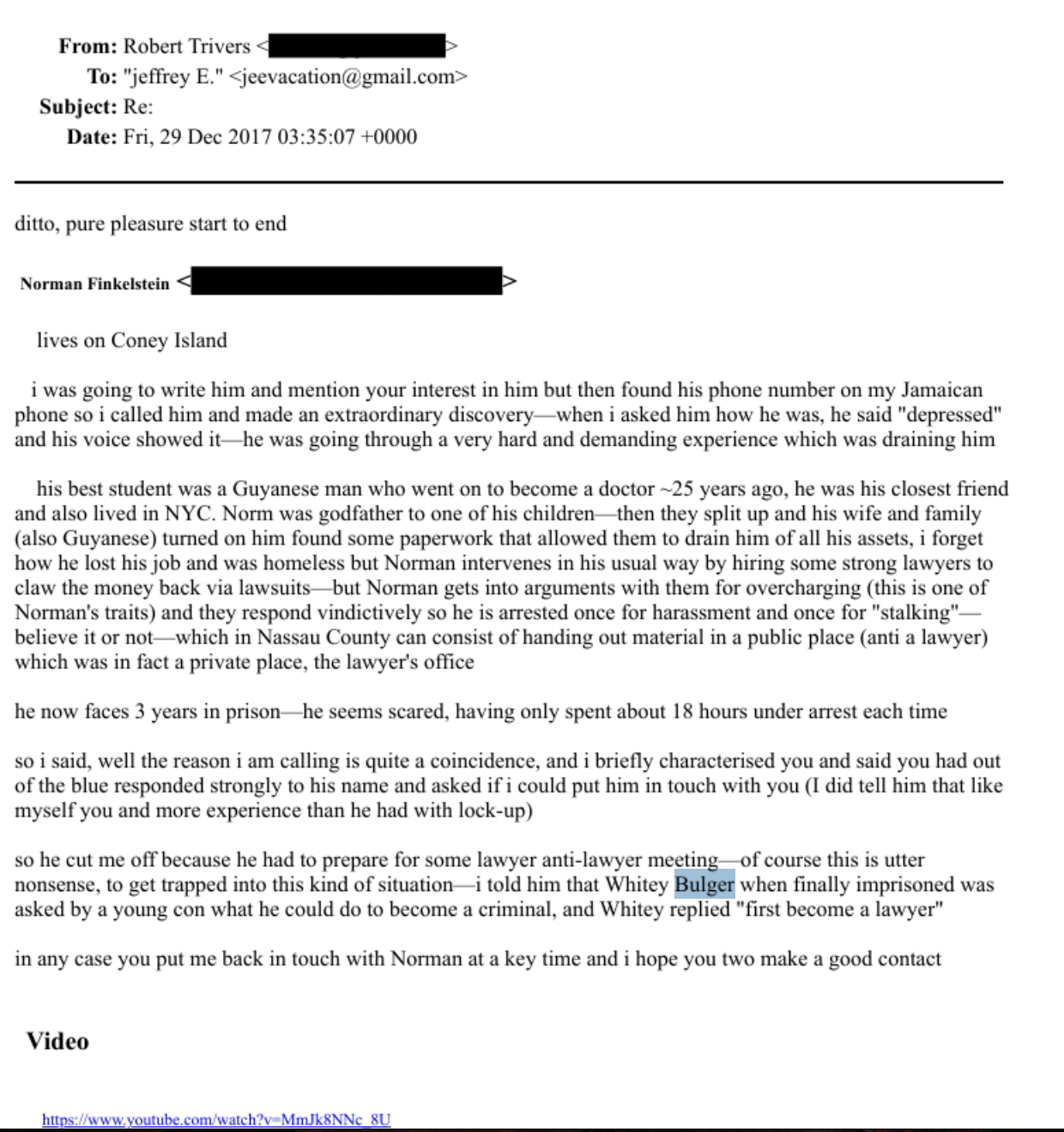 Winter Hill Gang | Epstein Files - Redacted Report