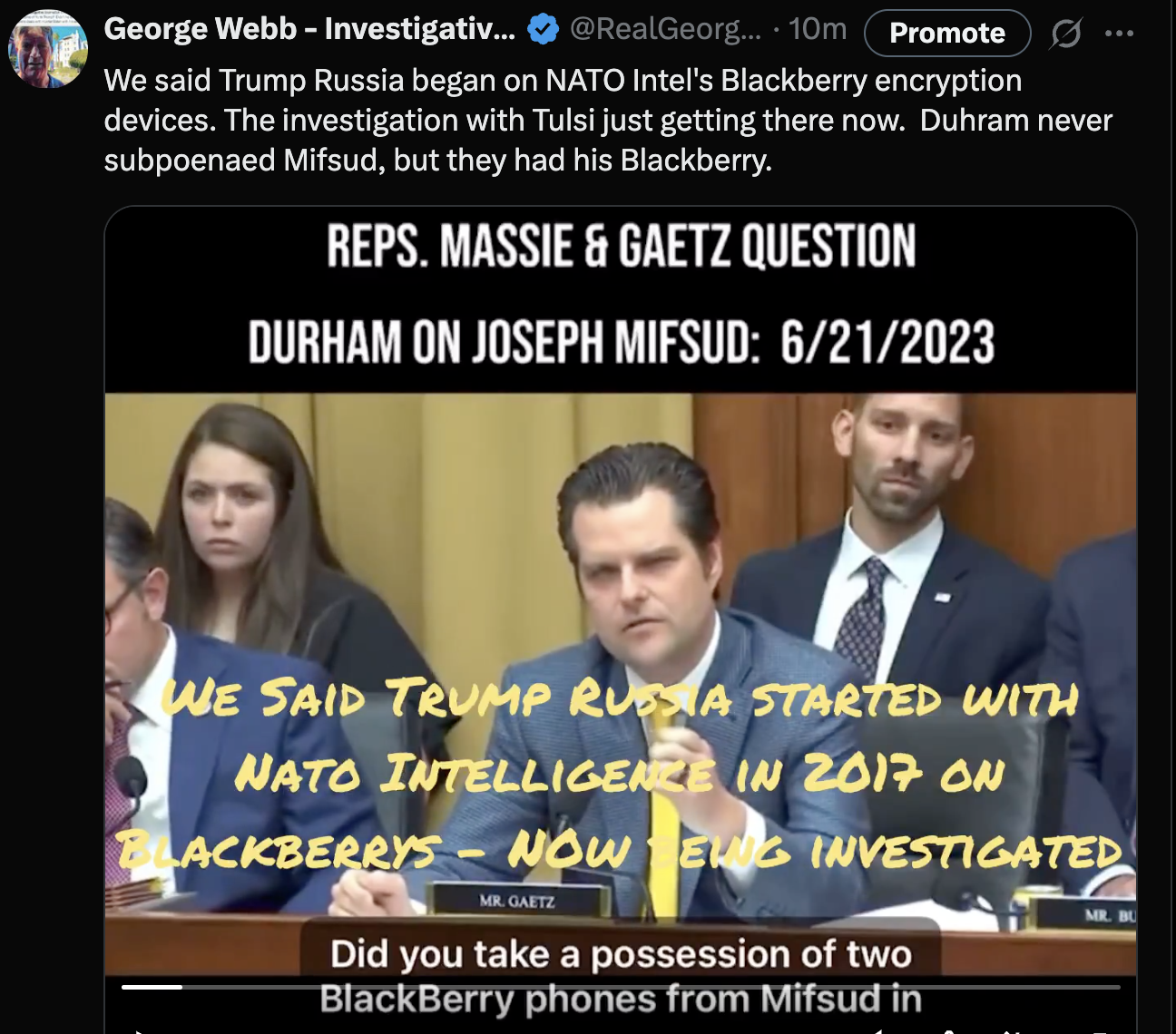 Tulsi Gabbard Trump Russia Coming Up On Our 2017 Landmarks