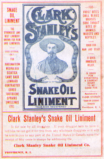 Snake oil - Wikipedia Snake oil - Wikipedia