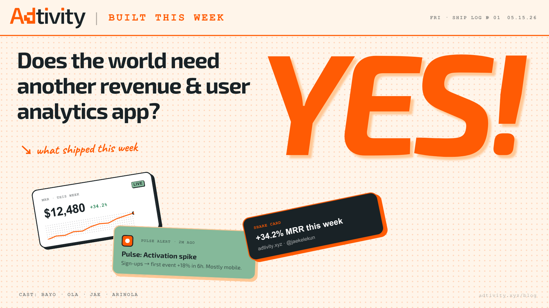 We rebranded Adtivity in a week.