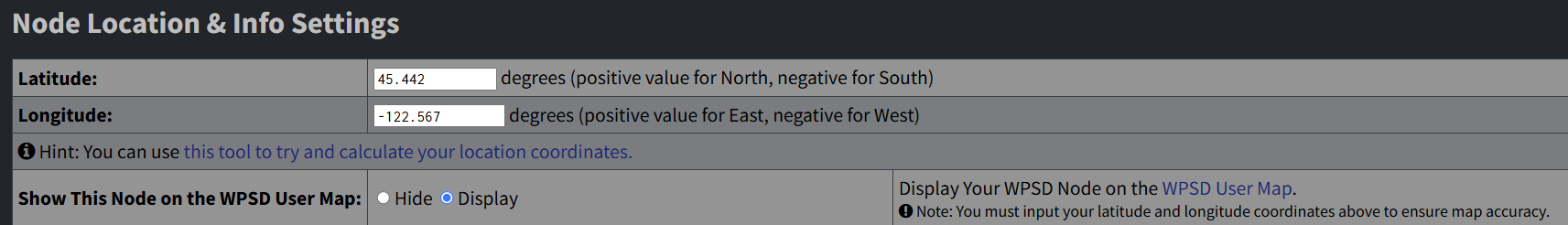 Where to enable “show this node”