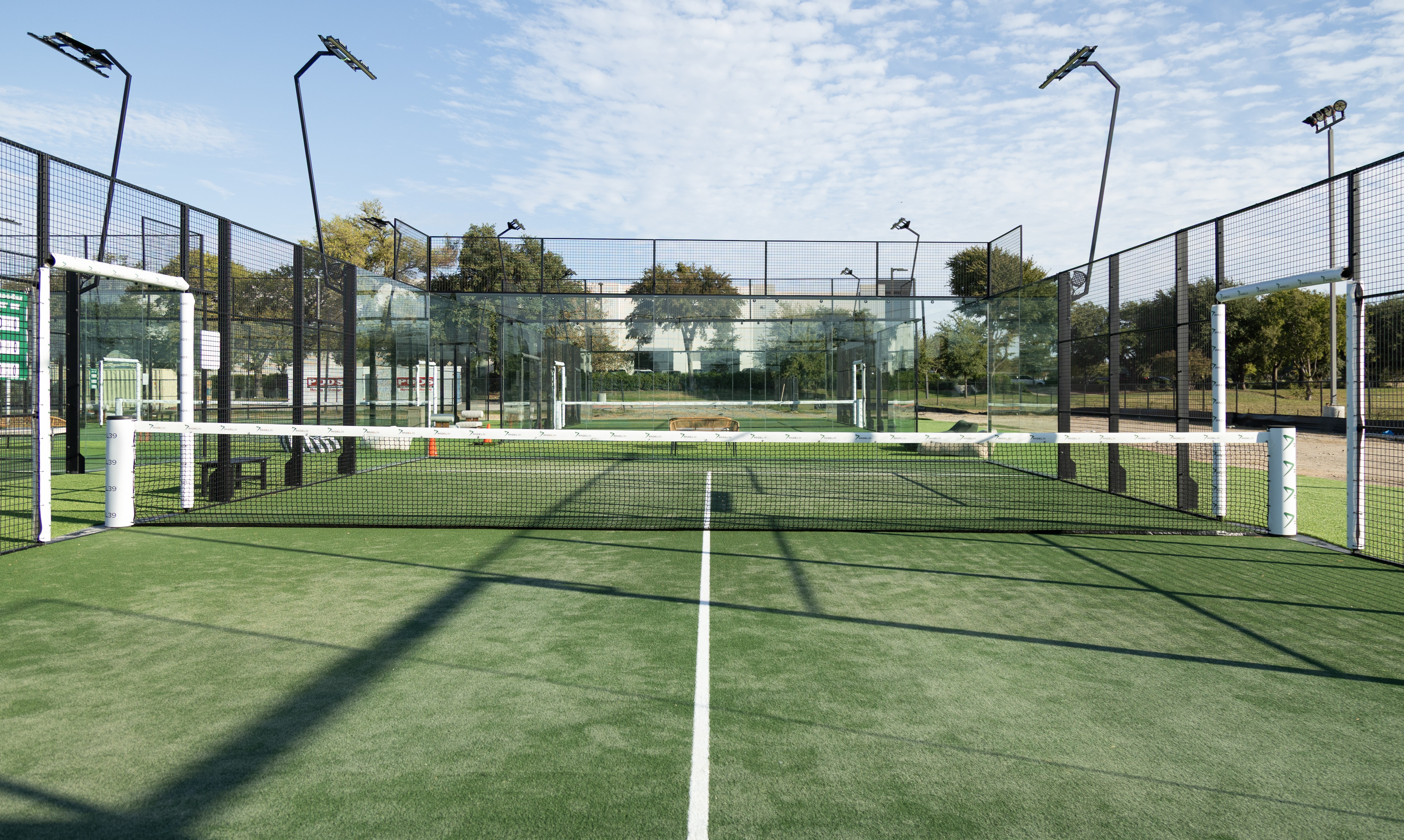 Padel court at Padel39 North Dallas