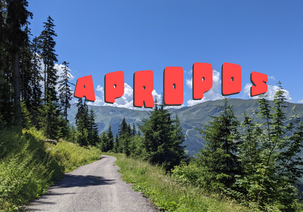 Substack banner for @apropos