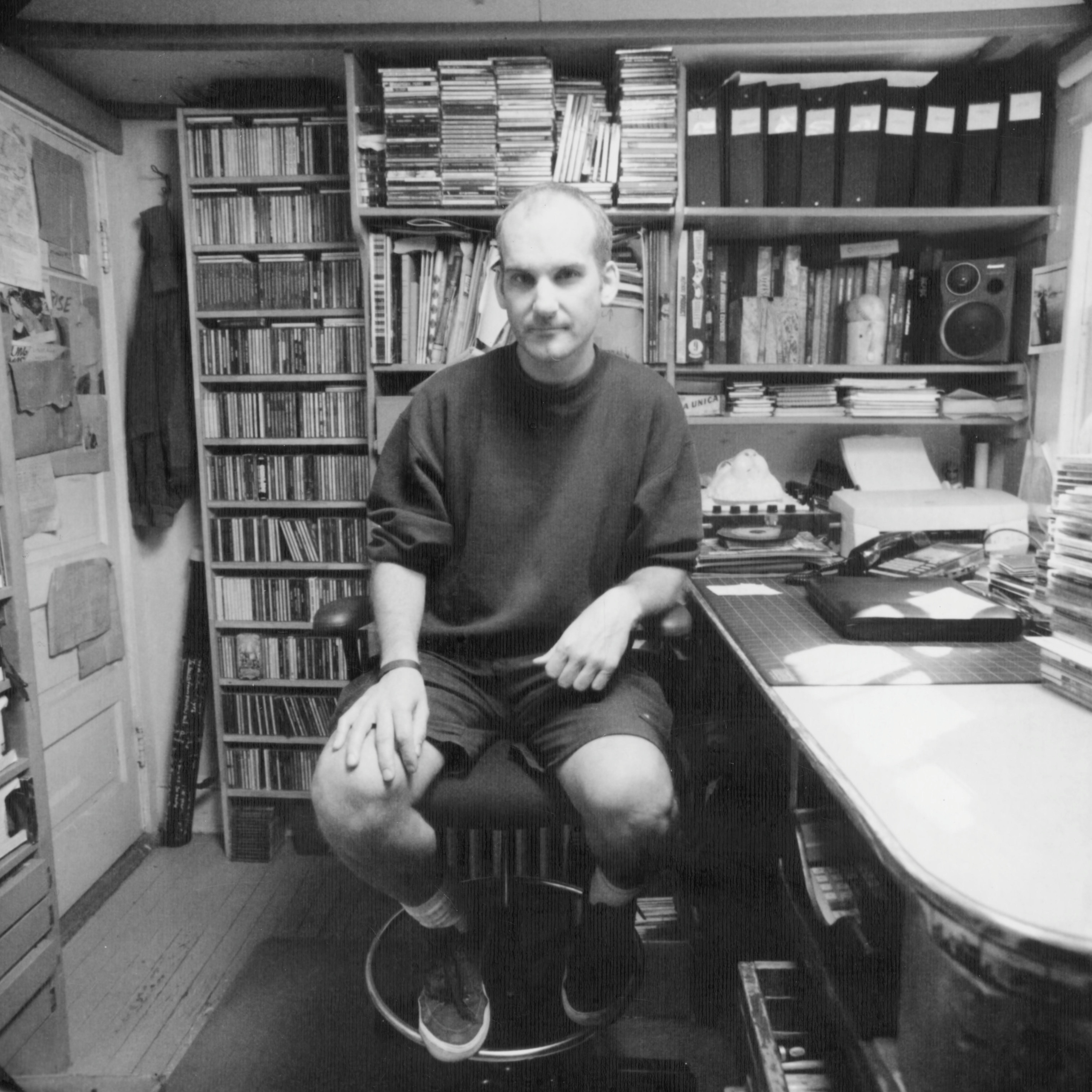 Two friends. Henry Rollins up top (photo by Ross Halfin) and Ian Mackaye below. Photo by Pat Graham.