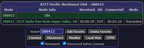 Permanent connection to my “home” node
