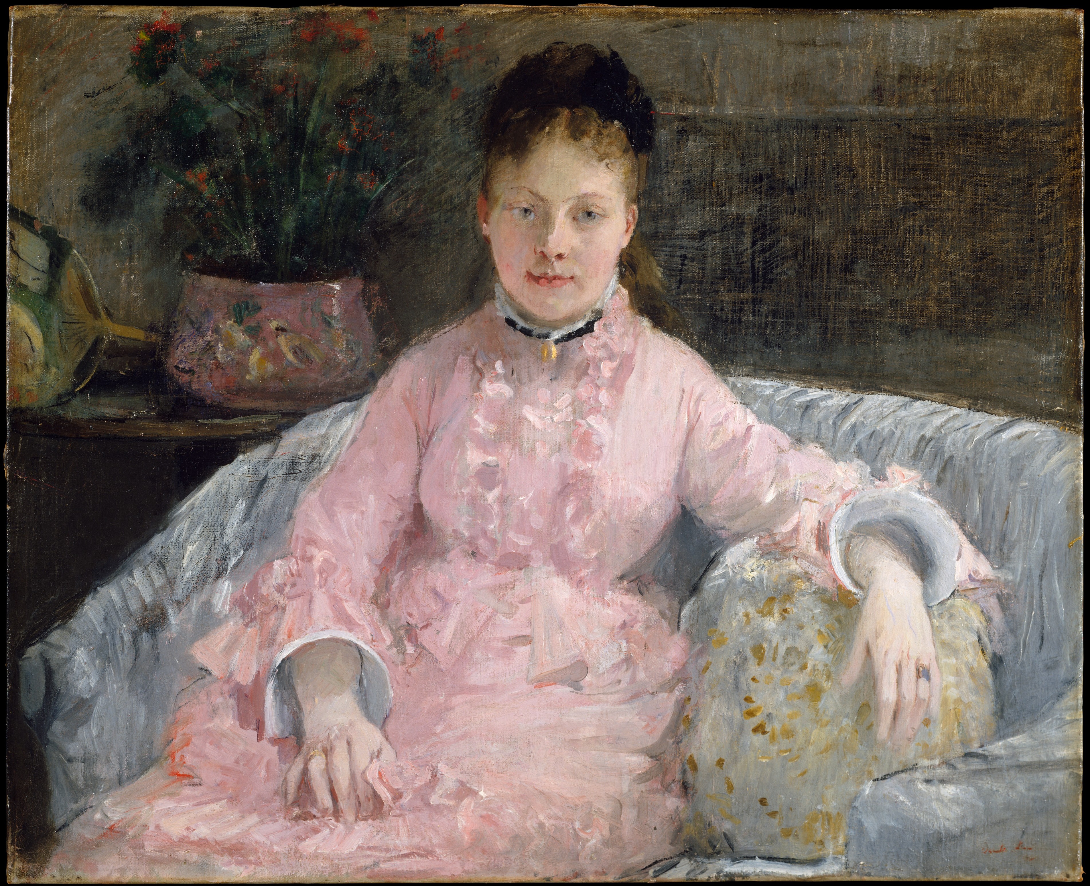 Berthe Morisot, The Pink Dress