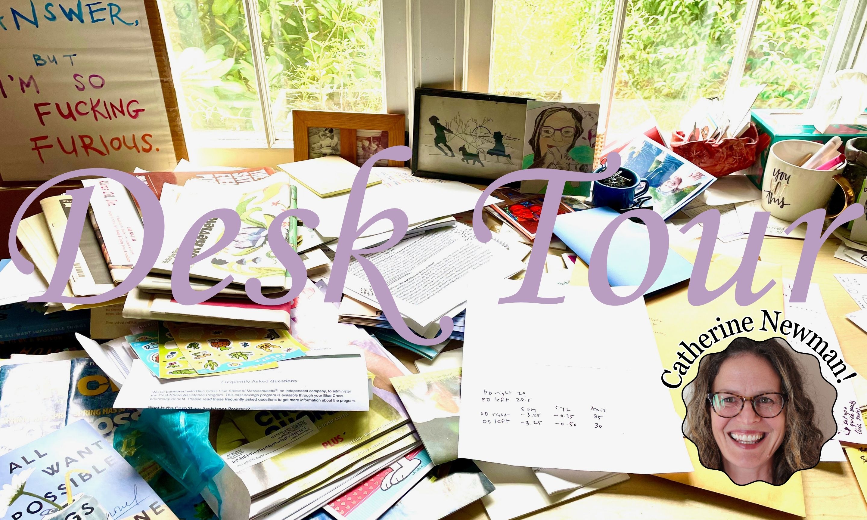 Desk Tour: Catherine Newman - by Olivia Muenter