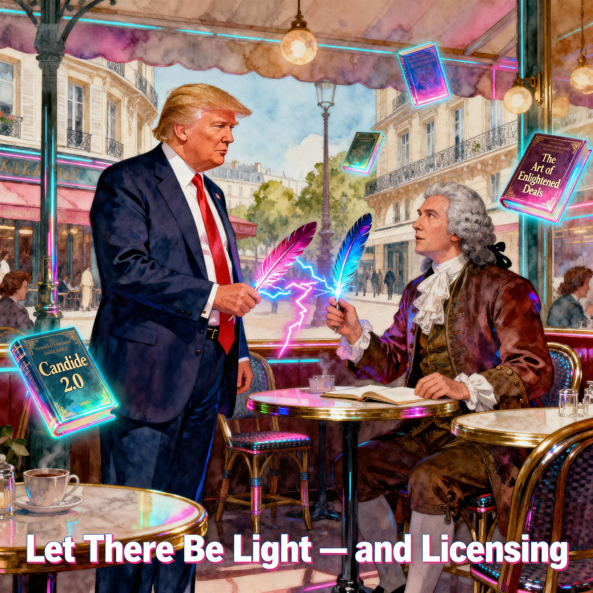 Magick Mica Trump parody art