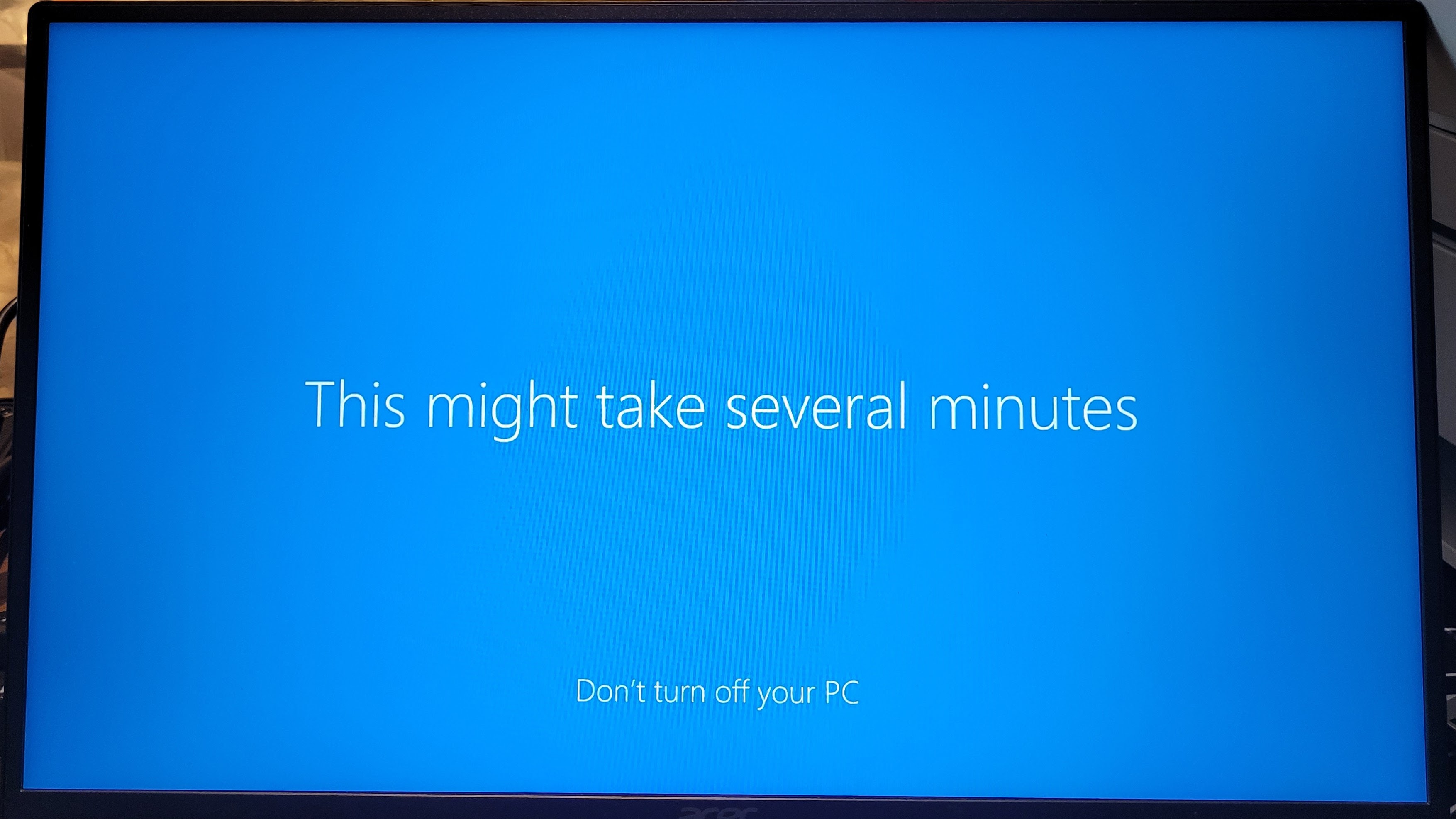 An optimistic message from Microsoft