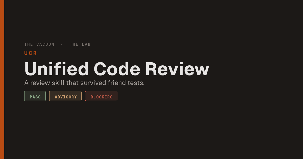 The Lab: Rubber-Stamp Green CI (and the Review Skill That Survived Friend Tests) 🧪