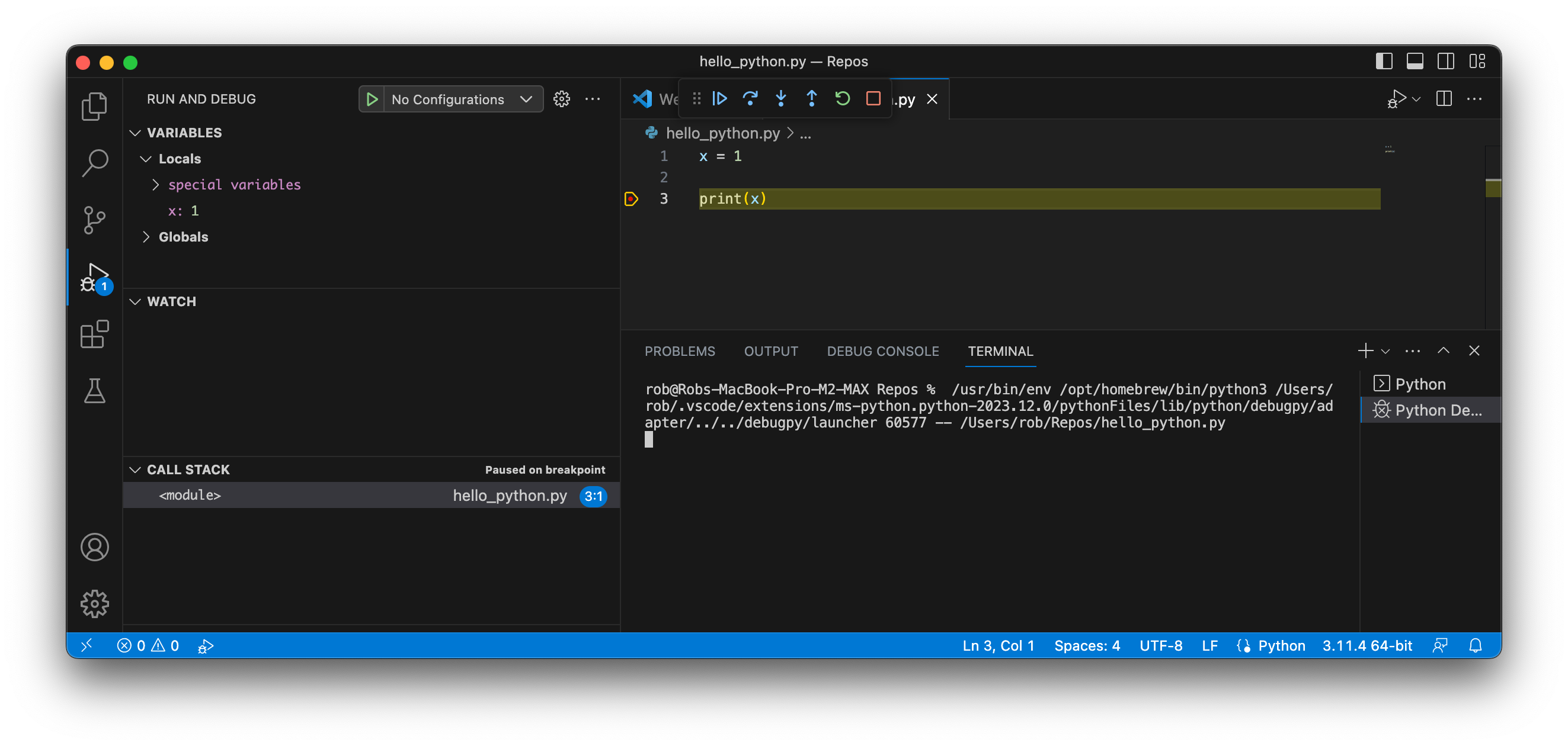Guide: Homebrew, Python and Visual Studio Code on Mac