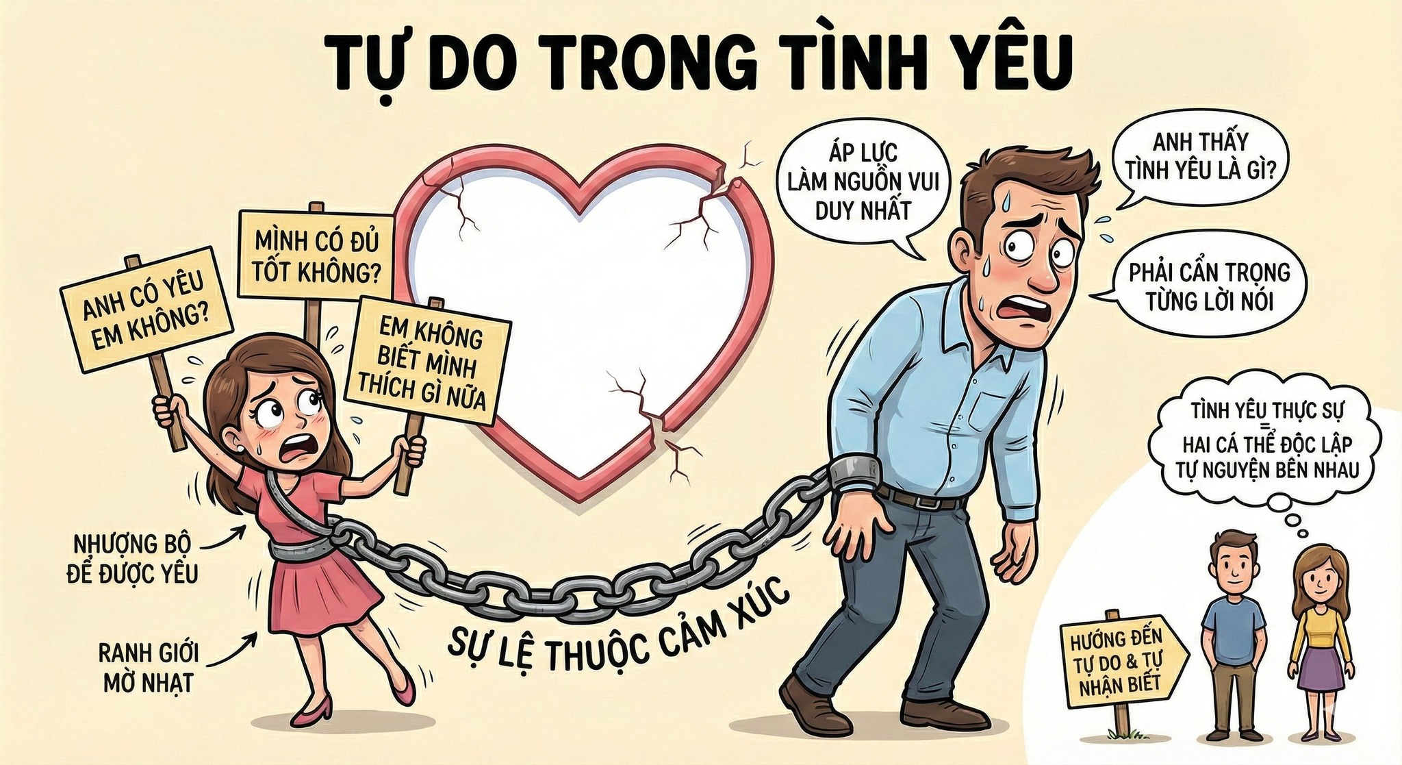 TỰ DO TRONG TÌNH YÊU