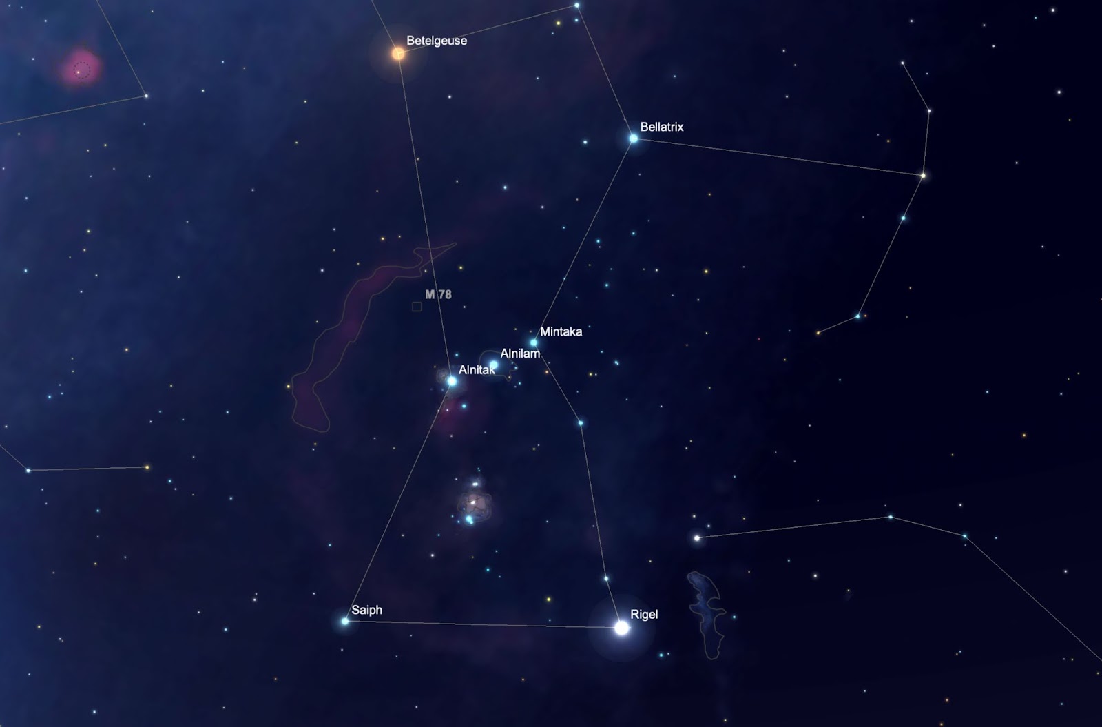 Radiant M78, Barnard's Loop & the Elusive 'Boogeyman' Dark Nebula.