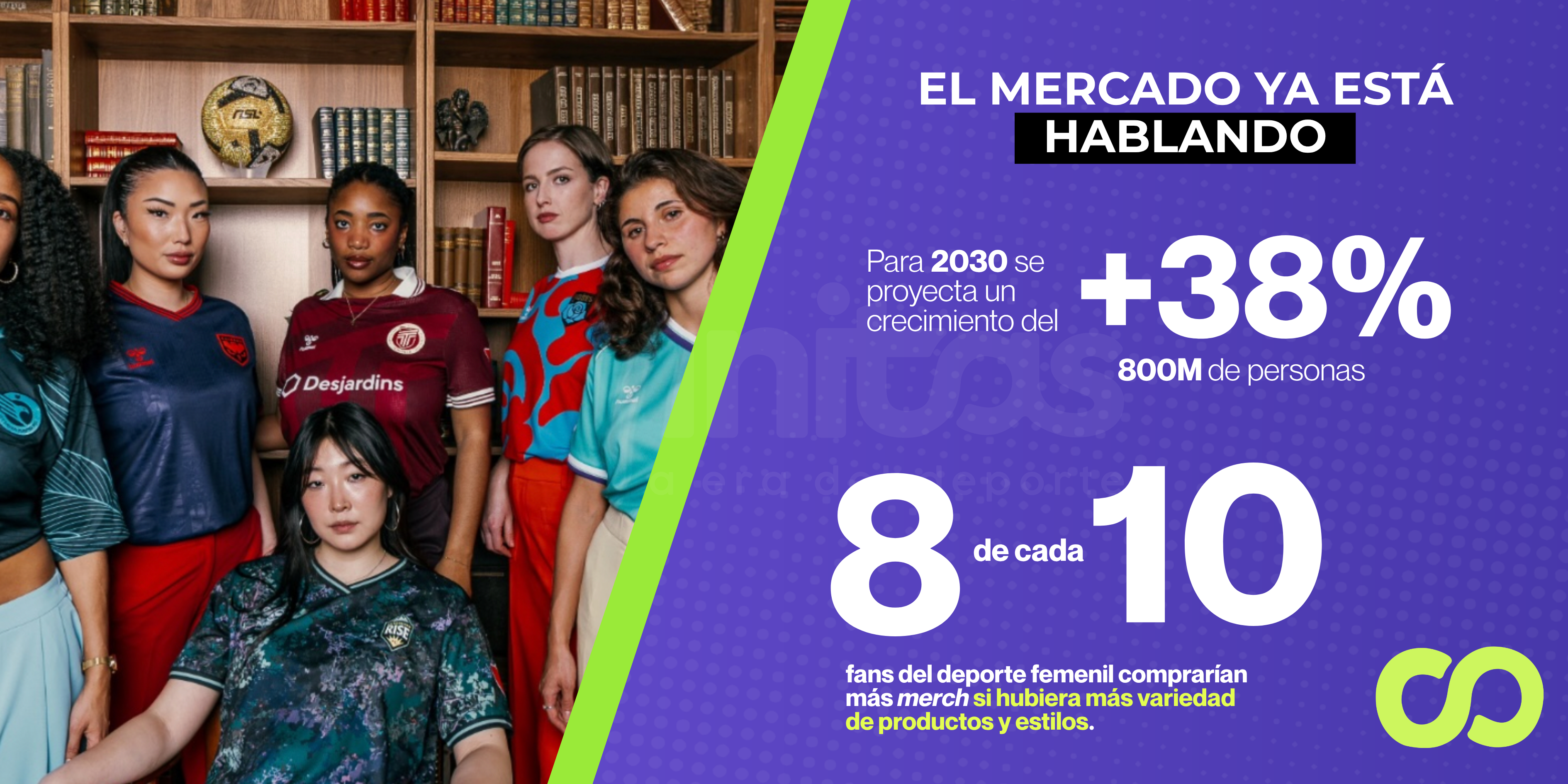 El mercado del jersey femenil ya está hablando: crecimiento proyectado y disposición de compra de las fans