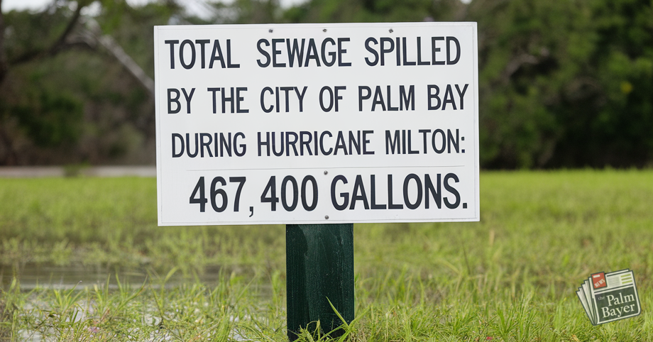 Image for article: Palm Bay Faces Sewage Spills Following Hurricane Milton