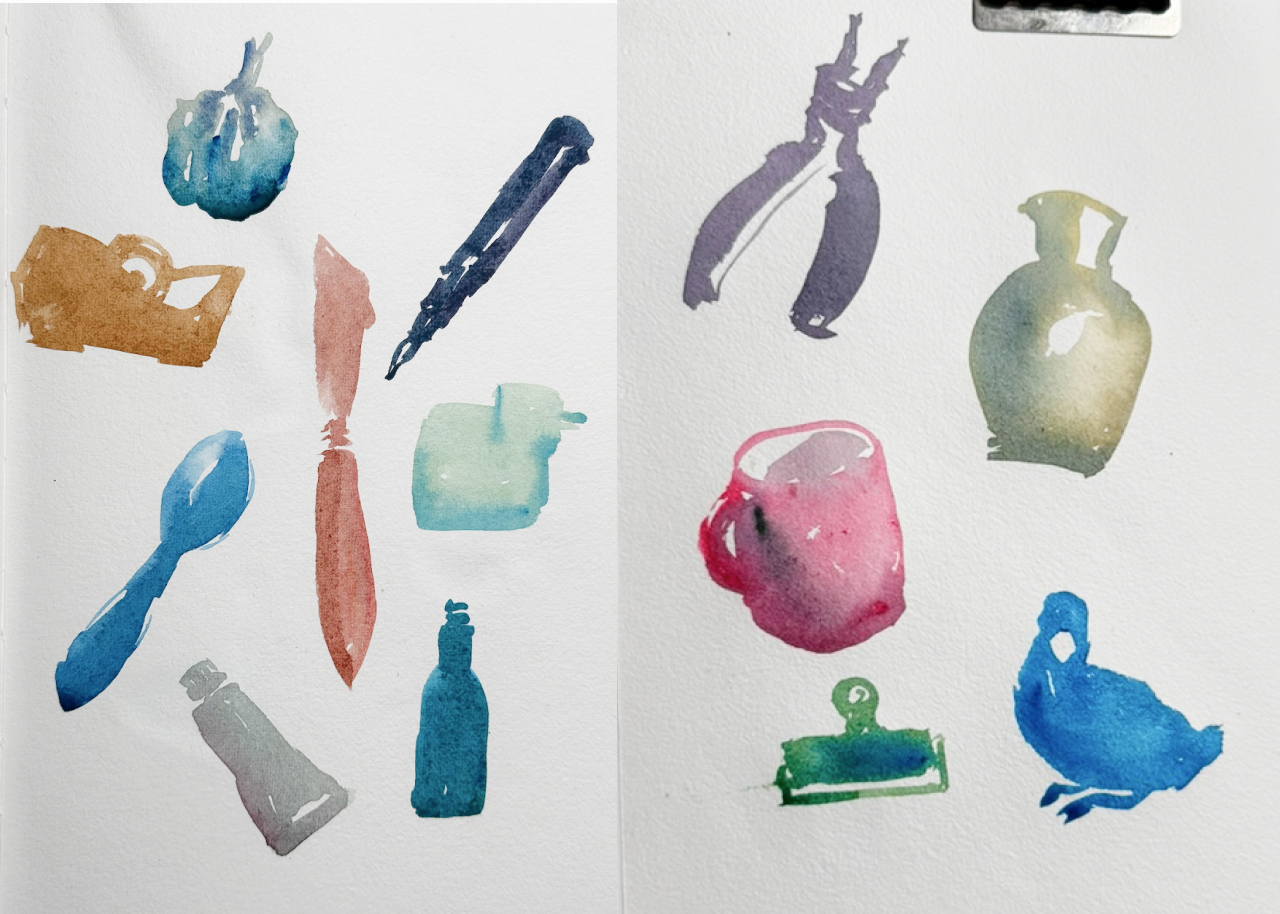 Painting Bold Silhouettes