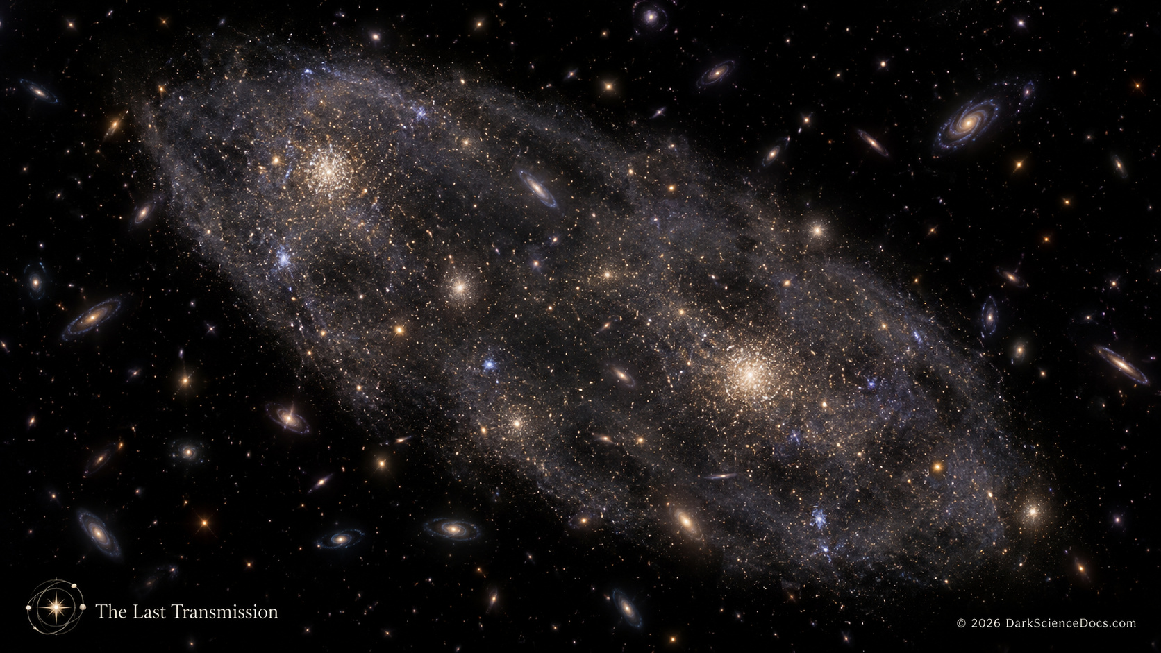 Concept artwork. Sparse starlight makes a diffuse galaxy’s mass unusually challenging to investigate.