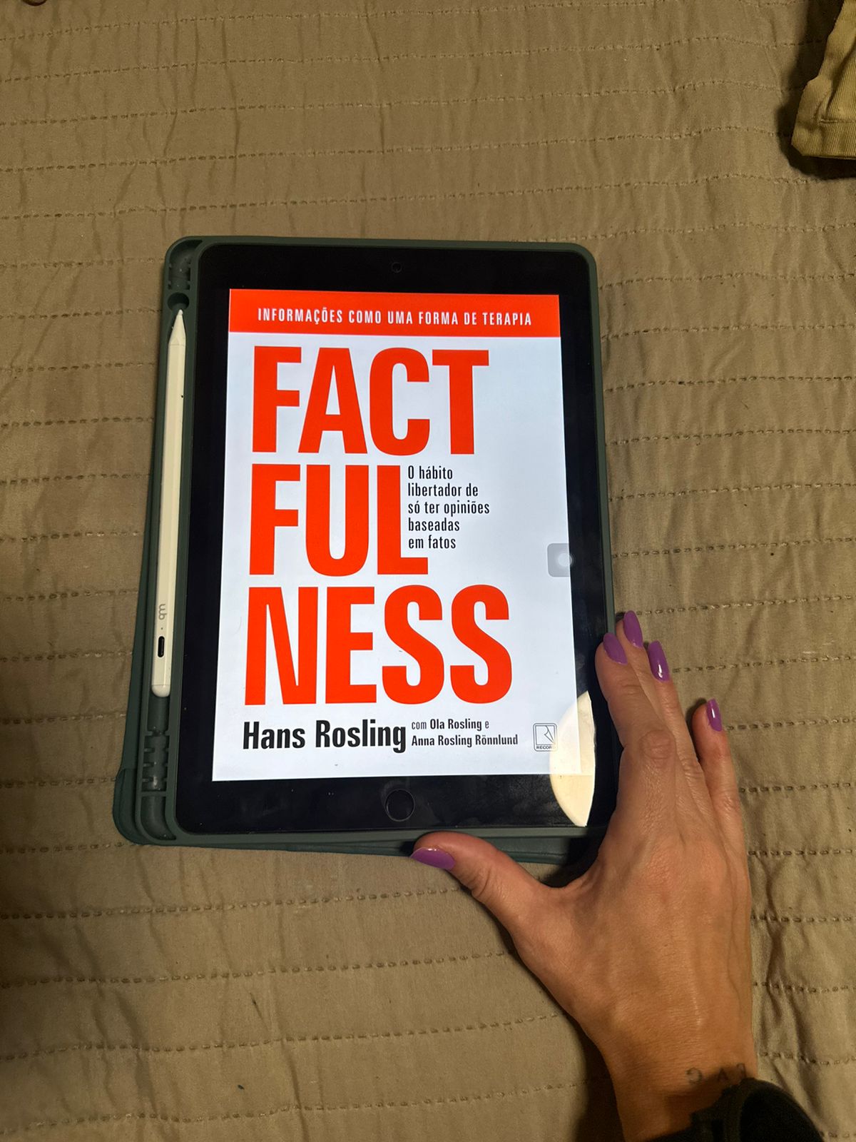 Capa do livro Factfulness, de Hans Rosling