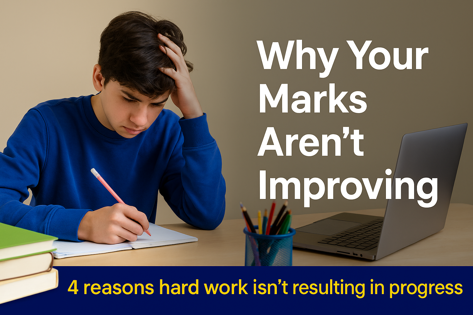 🎯 Why Your Marks Aren’t Improving (Even Though You’re Studying Hard)