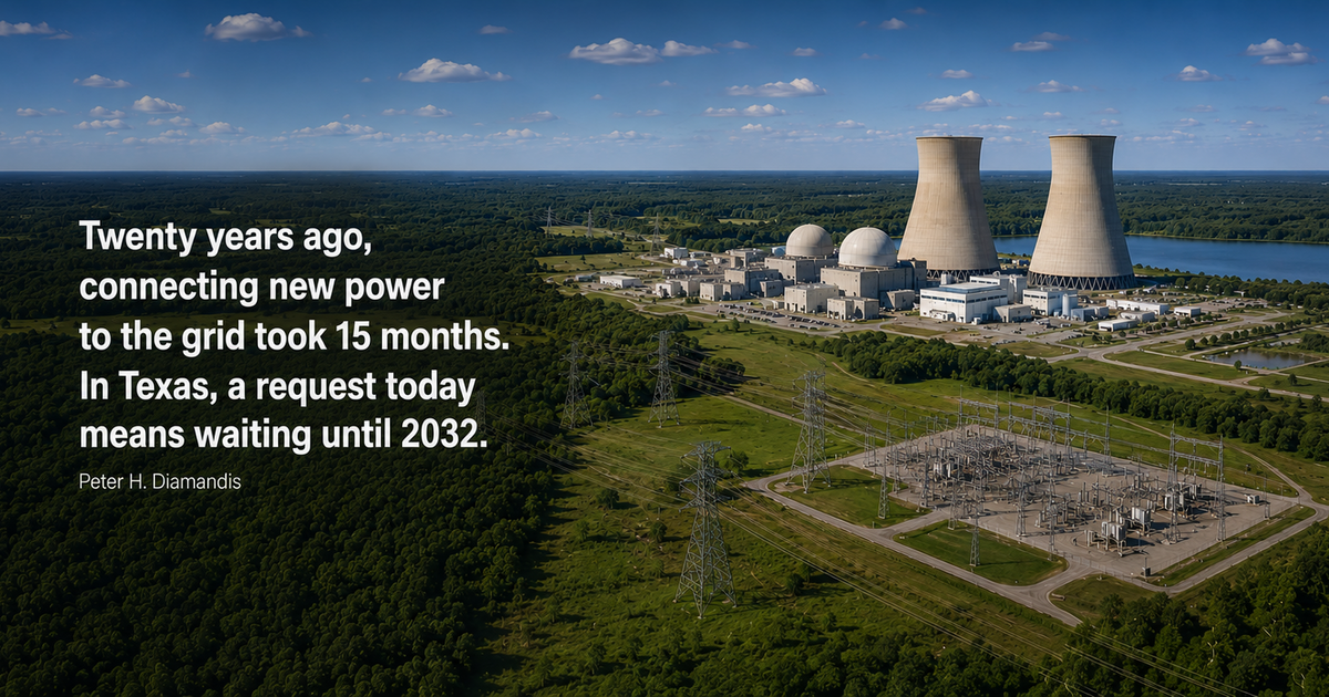 Everything in Tech Gets Faster. The Grid Doesn't.