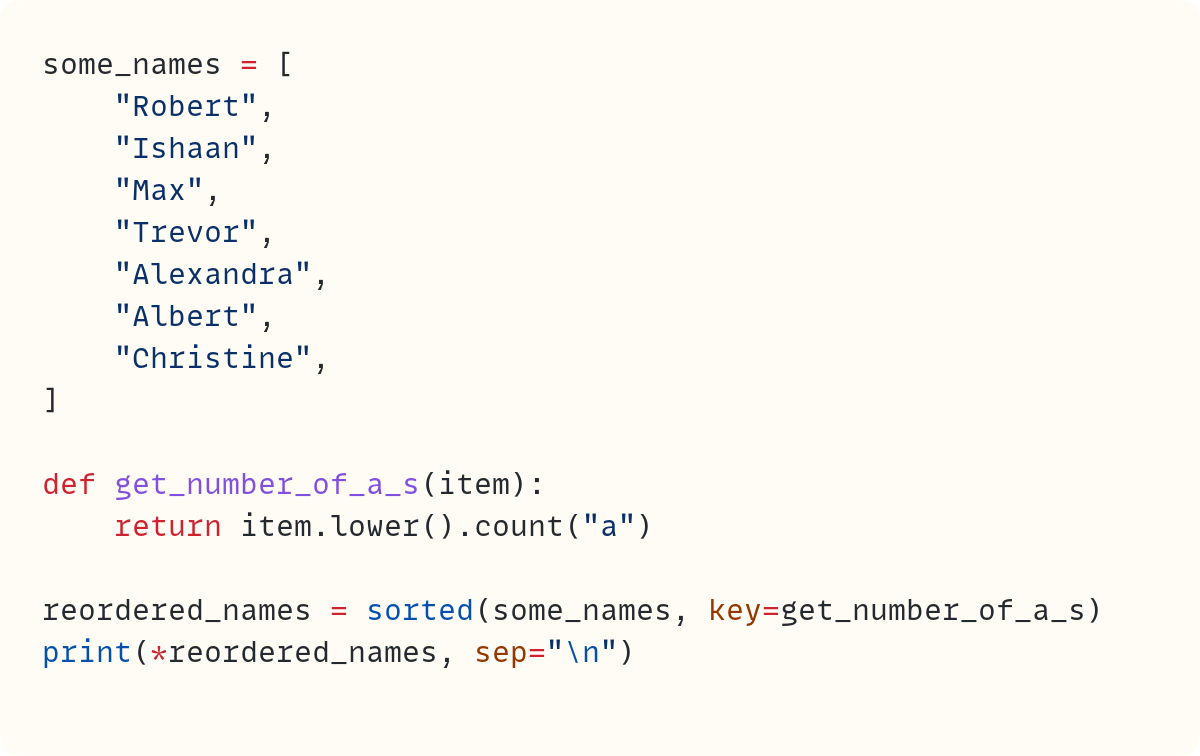 The Key To The key Parameter in Python