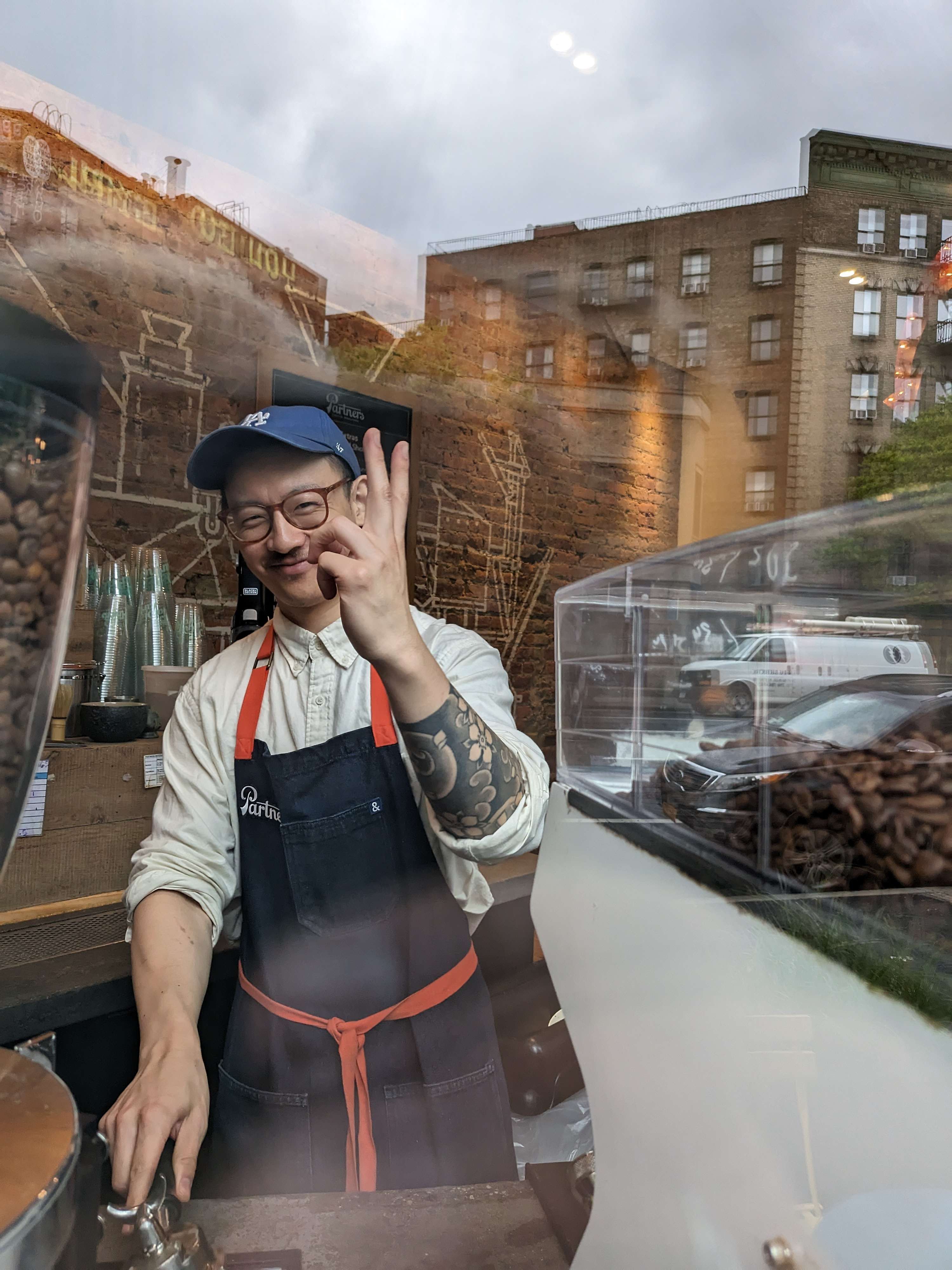Brian on espresso station