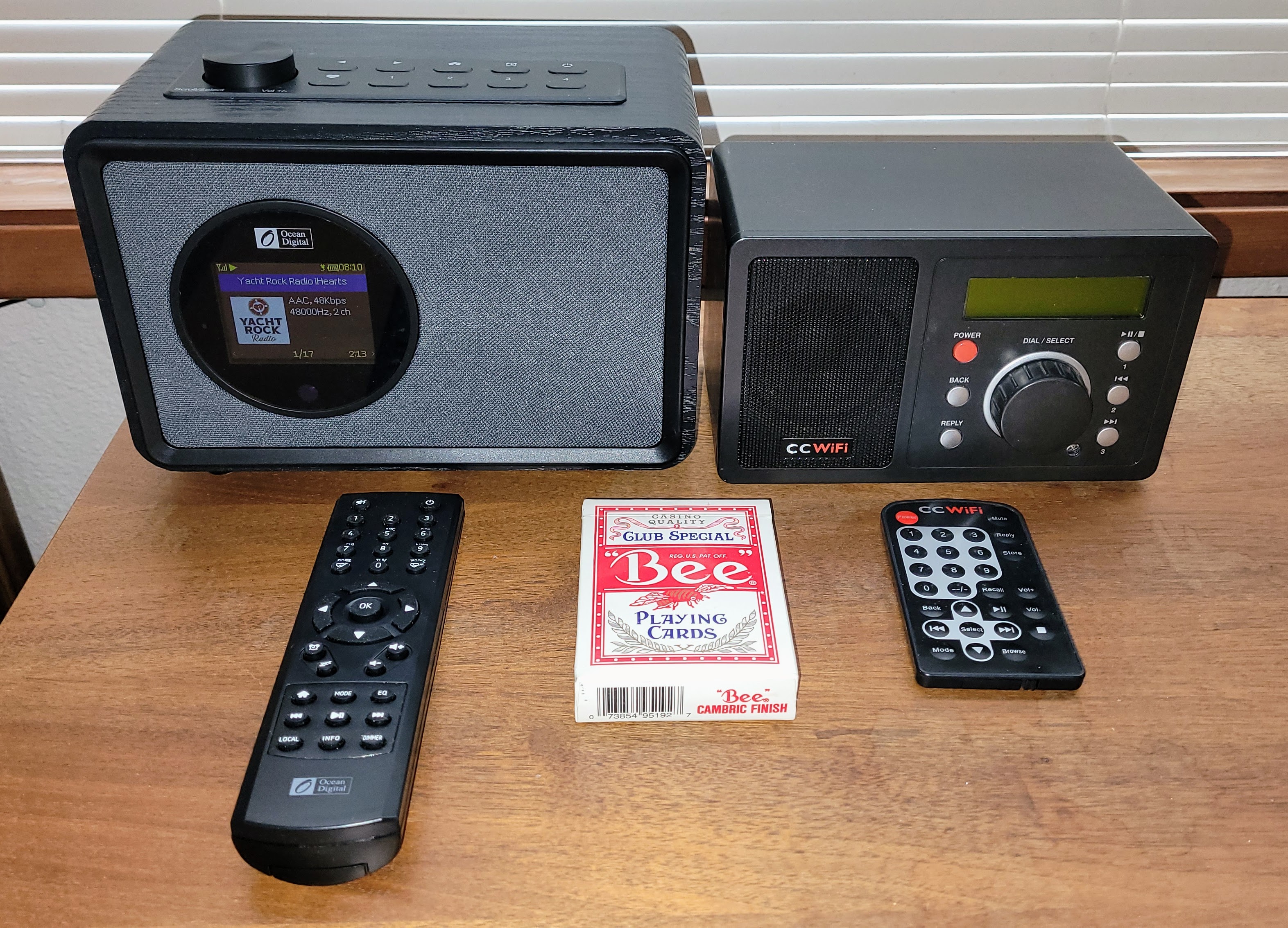 Ocean Digital WR-390 (left) and C.Crane WiFi (right)