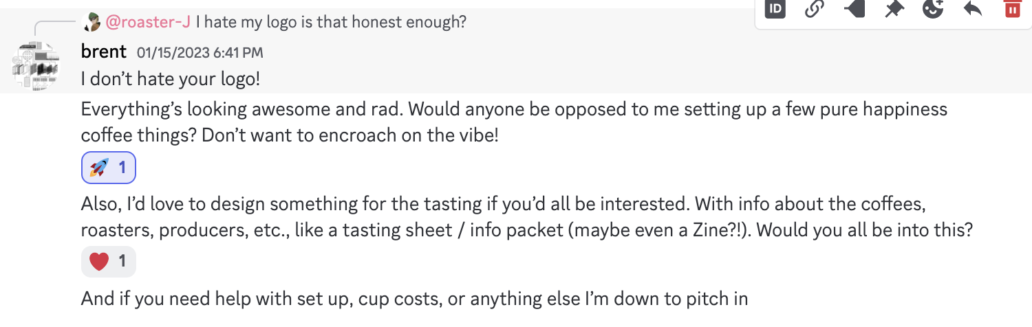 Brent joins to create flyer