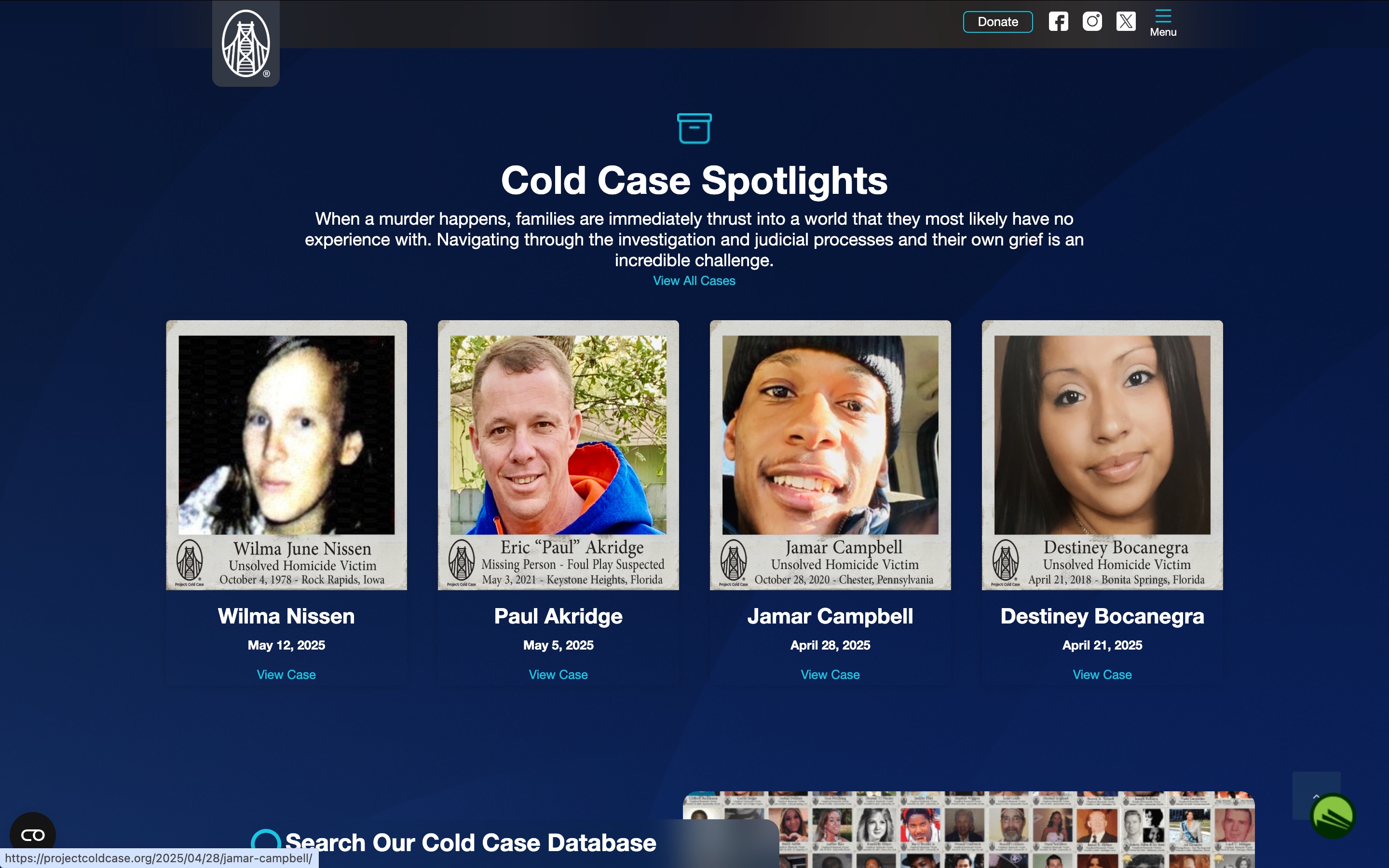 Project: Cold Case — Giving a Voice to the Forgotten