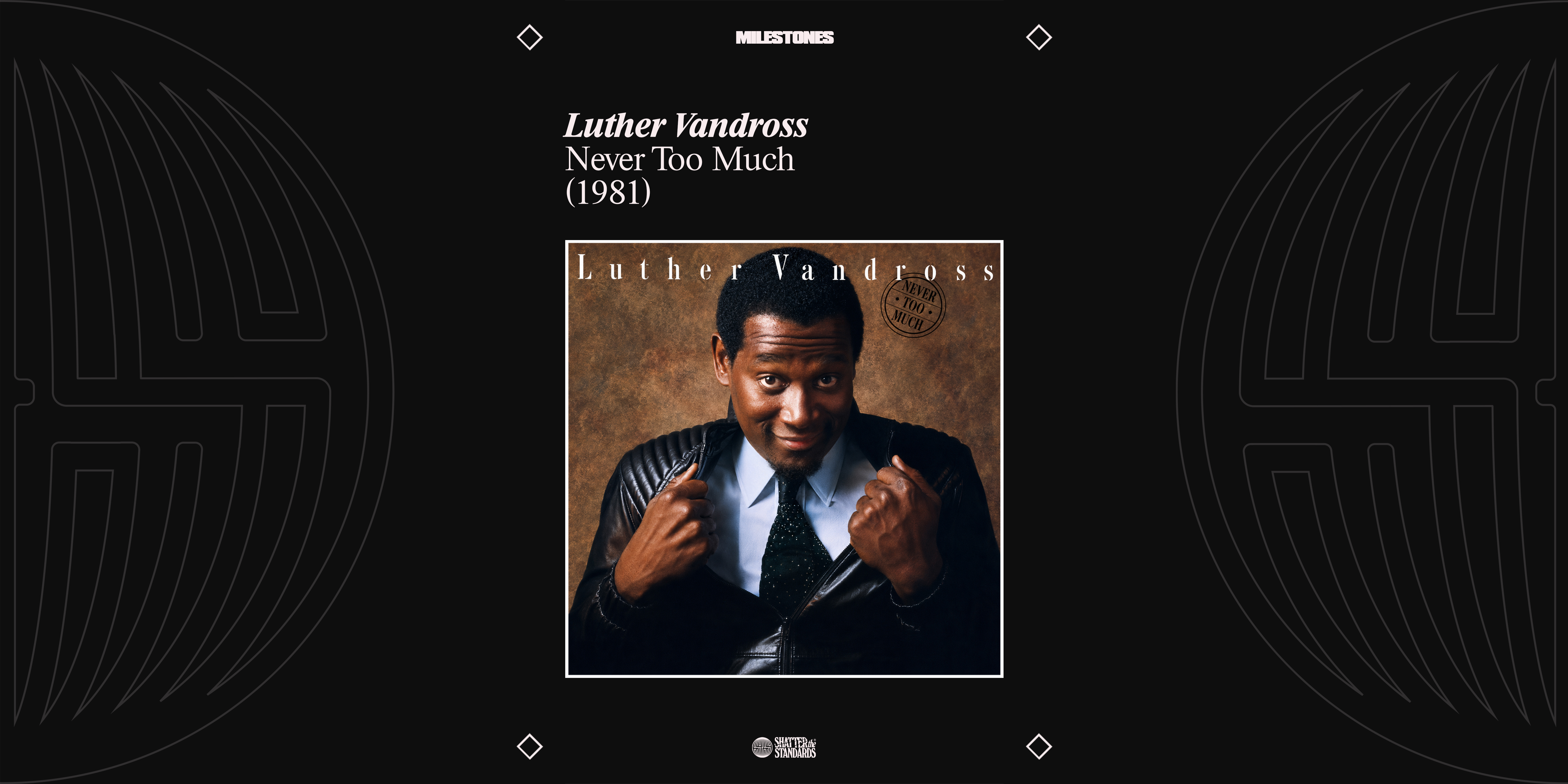 Milestones: Never Too Much by Luther Vandross