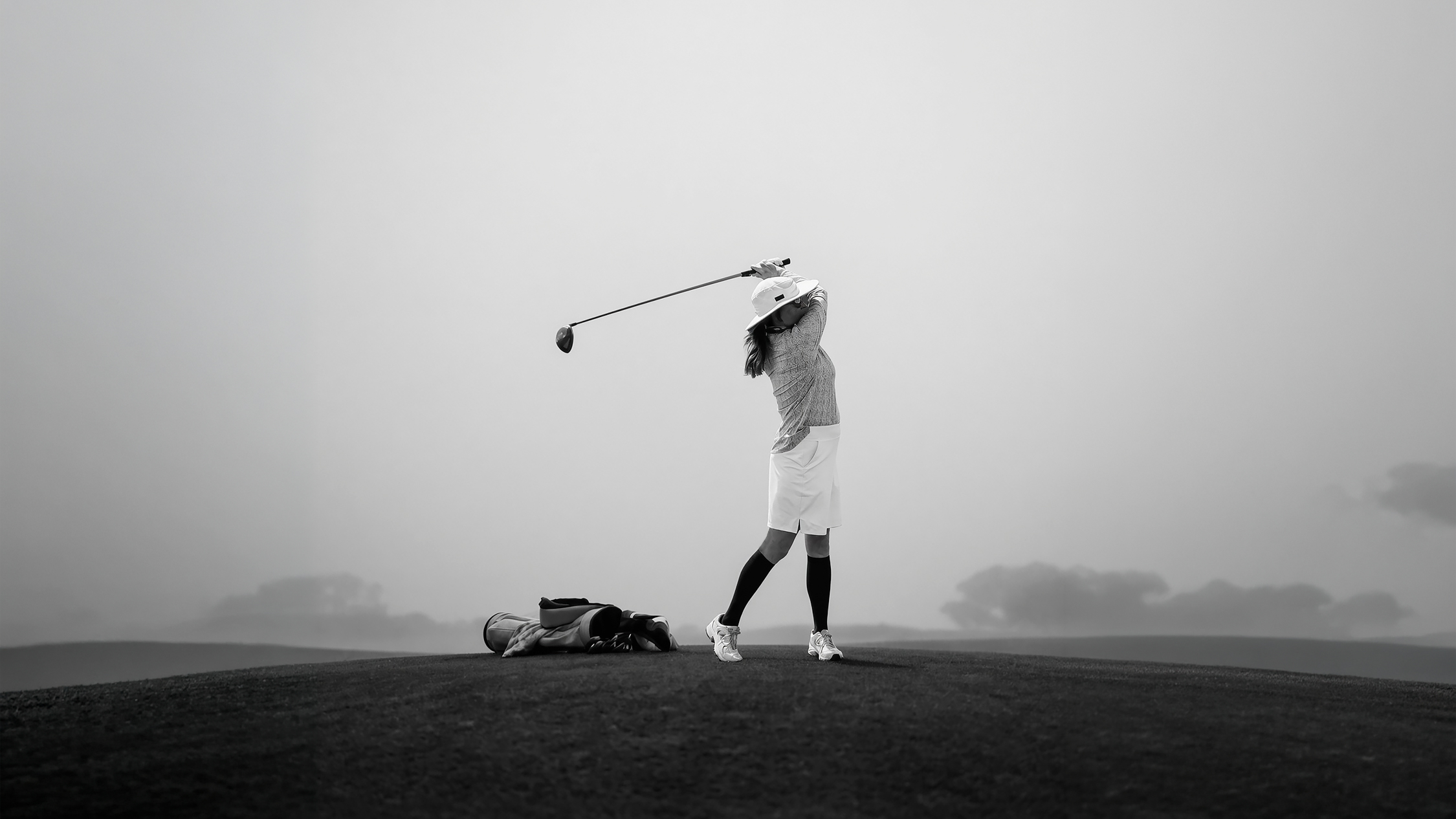 Photograph accompanying Golf Is Not a Performance Test.