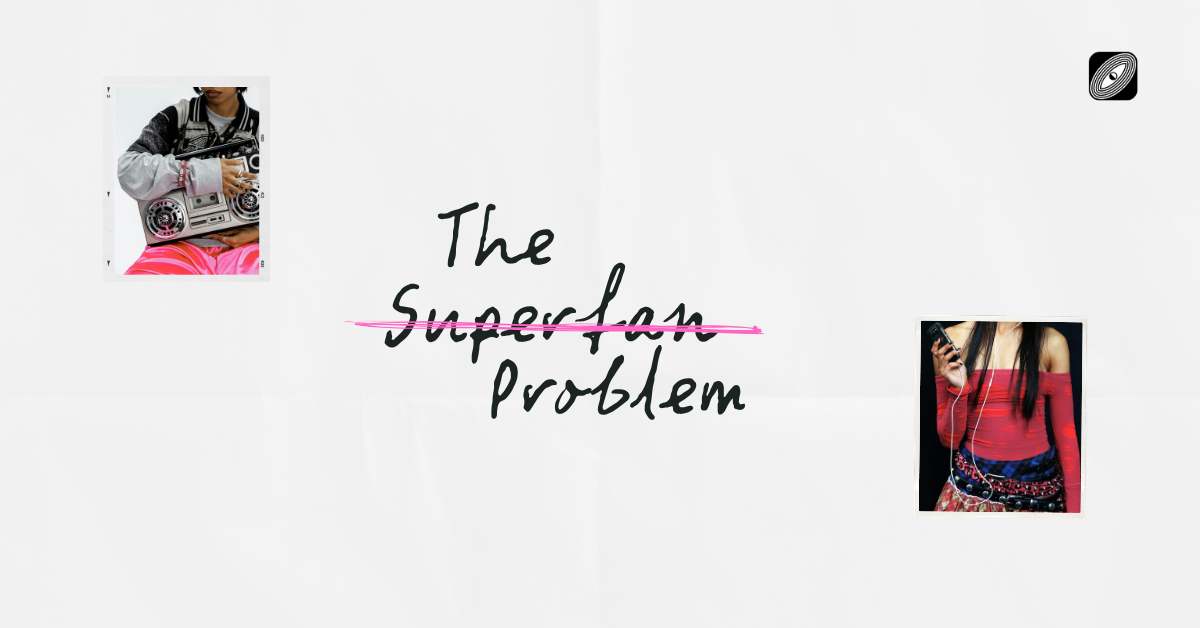 Editorial collage for The Superfan Problem