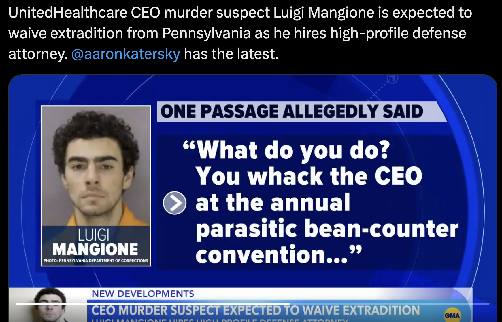 Pelosi – Mangione Crime Cover Up Continues