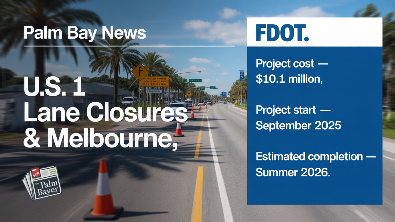 Image for article: U.S. 1 Lane Closures