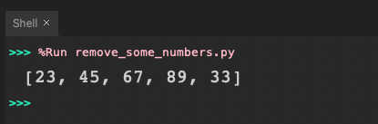 Remove Numbers from Python List - by Ardit Sulce