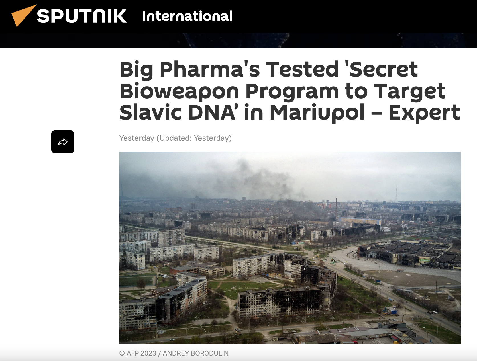 Is Rumsfeld's Burisma Still Being Cast On Odessa?