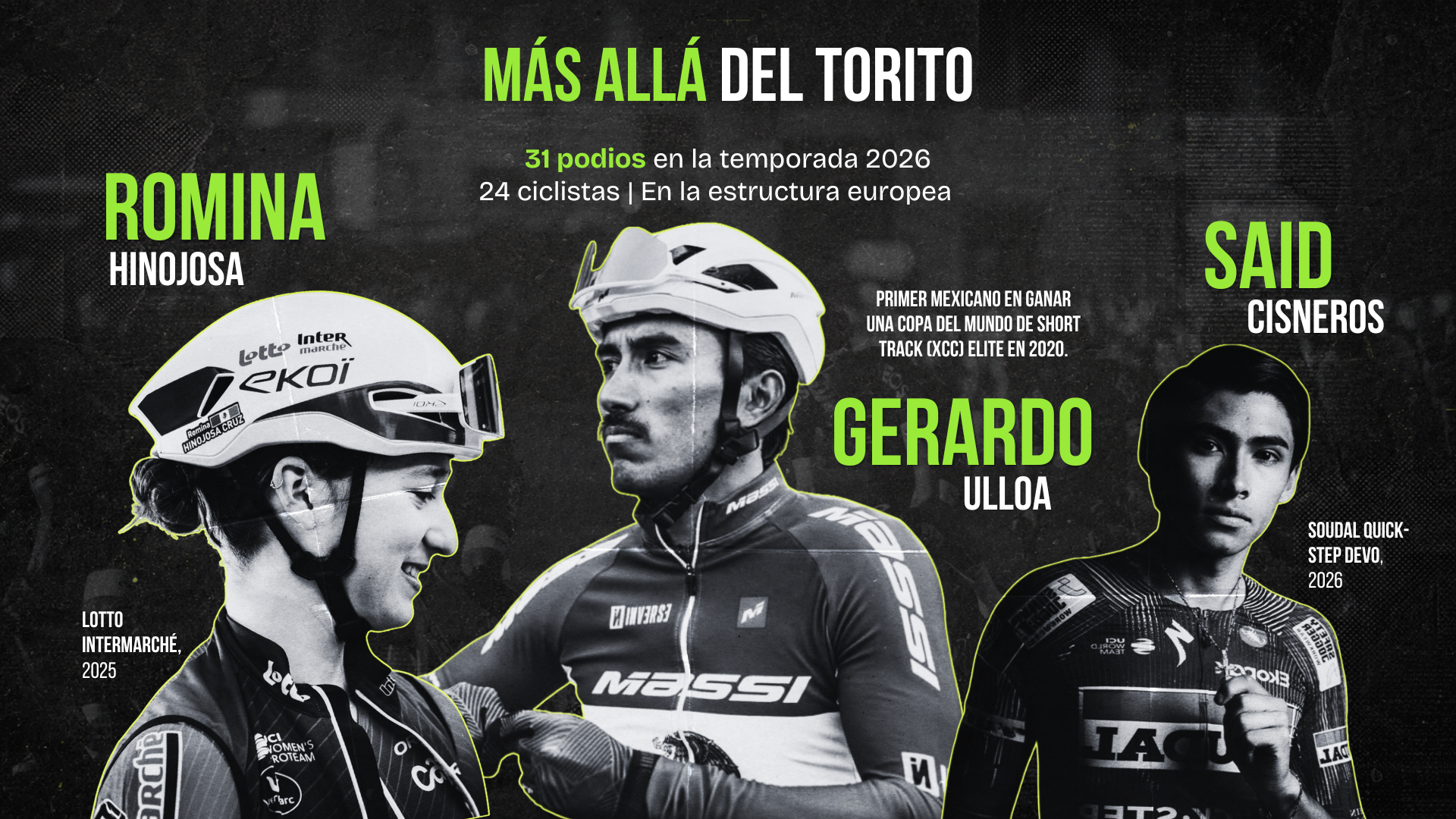 Más allá del Torito: Romina Hinojosa, Gerardo Ulloa y Said Cisneros