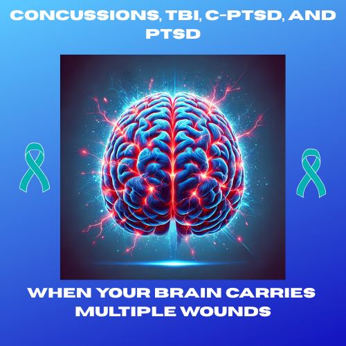 Concussions, TBI, C-PTSD, and PTSD