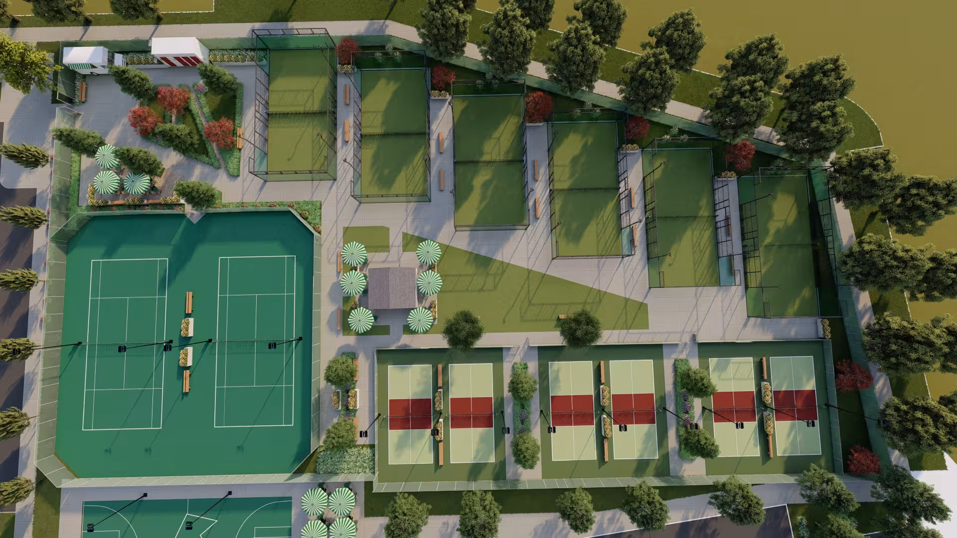 Original rendering of Utah City Racquet Club in Vineyard, UT