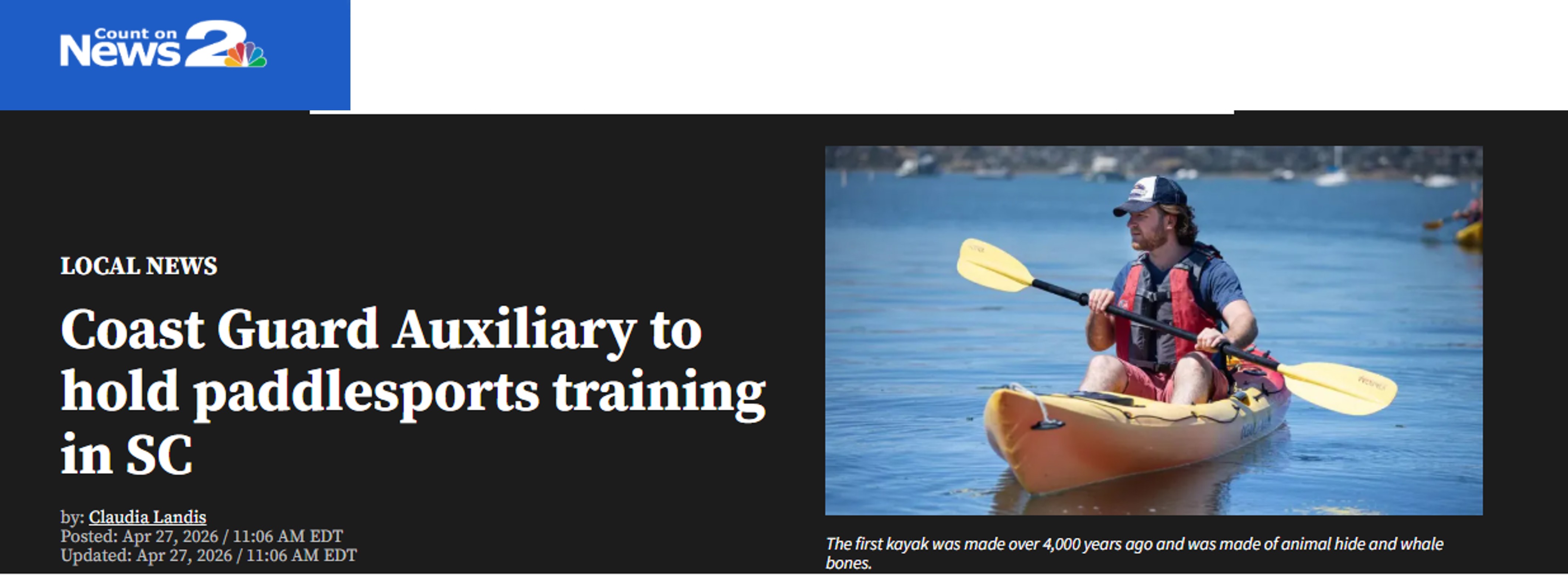So...what kind of earned media did we get for the USCG Auxiliary ...