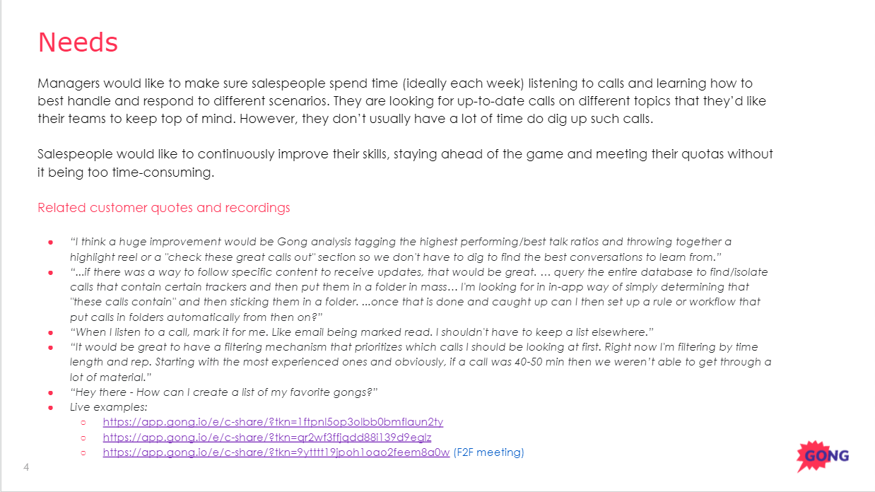 Image from How Gong builds product