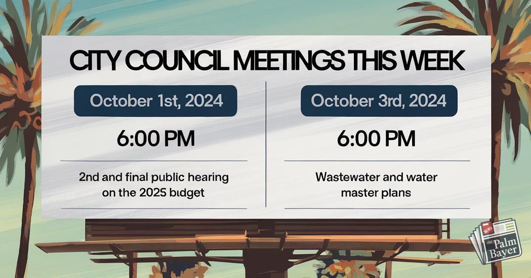 Image for article: Palm Bay City Council to Discuss 2025 Budget and Infrastructure