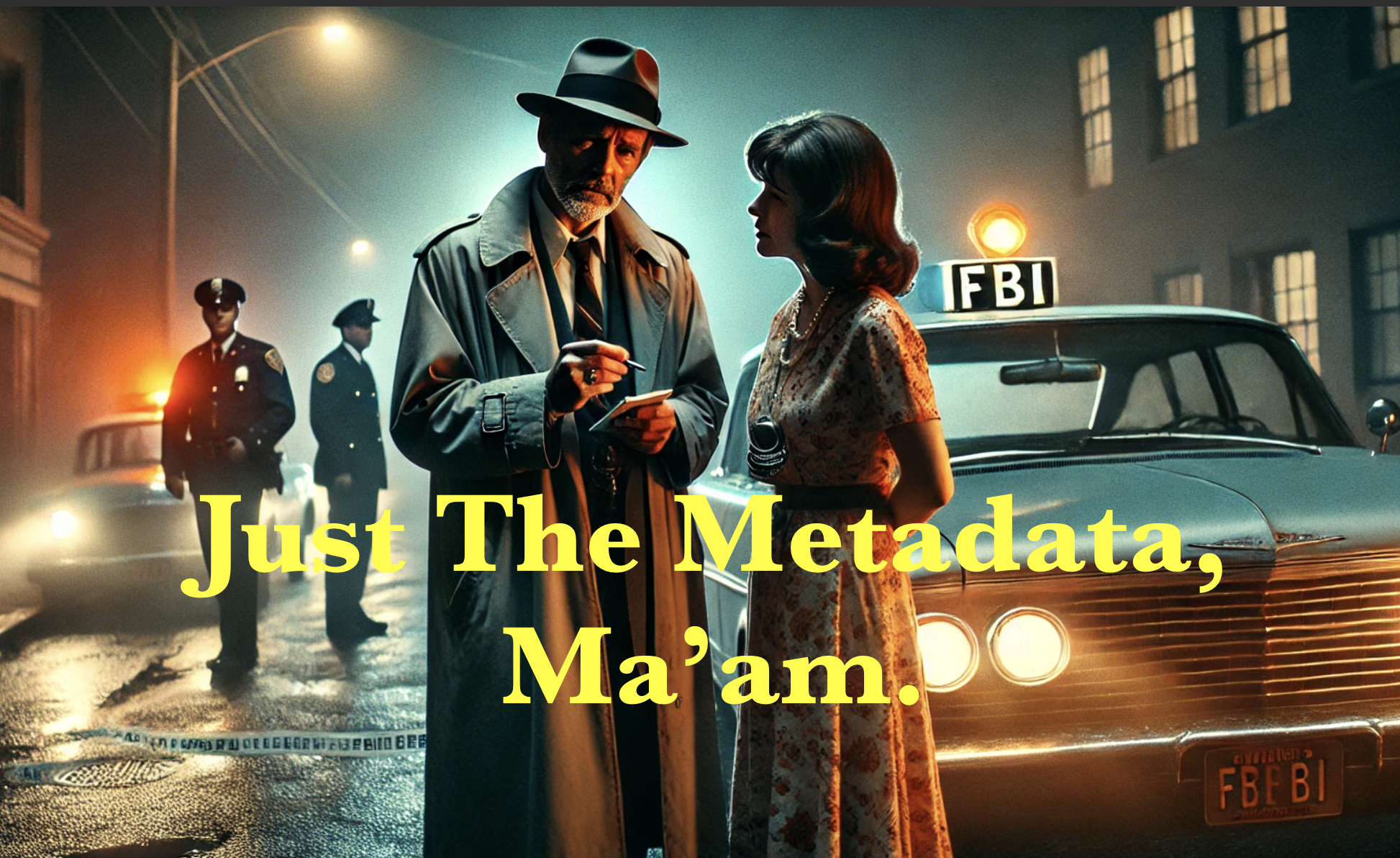 Metadata Data Is Your Friend – Part One